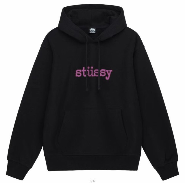 定番BASIC STUSSY ZIP HOOD ステューシー トップス