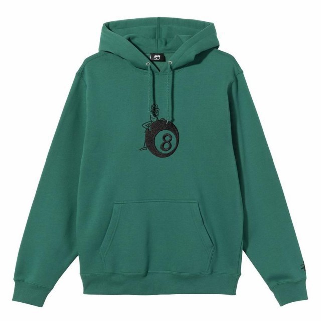 STUSSY 8 BALL MAN EMBROIDERED HOODIE (118406) ステューシー ...