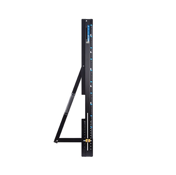 シンワ測定 73123 マルノコガイド定規 たためるエルアングルNext 1m メートル目盛 角度切断機能付 新品 代引不可の通販は