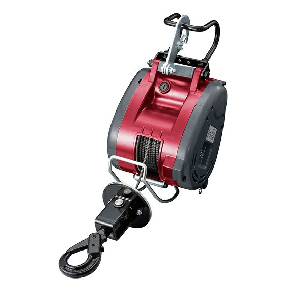 京セラ AWI125B-21m ウインチ 最大吊揚荷重130kg ワイヤ−ロ−プφ5mmX21m付 AC100V 新品 代引き不可 リョ−ビ WI-125B WI125Bの通販は