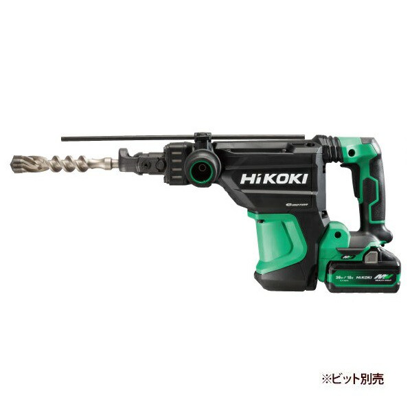 HiKOKI DH3640DB(2WPZ) 36V-17mm六角軸シャンクハンマドリル 4.0Ah蓄電池x2個+充電器付セット 軽く快適にパワフルな穴あけ 新品 代引不可