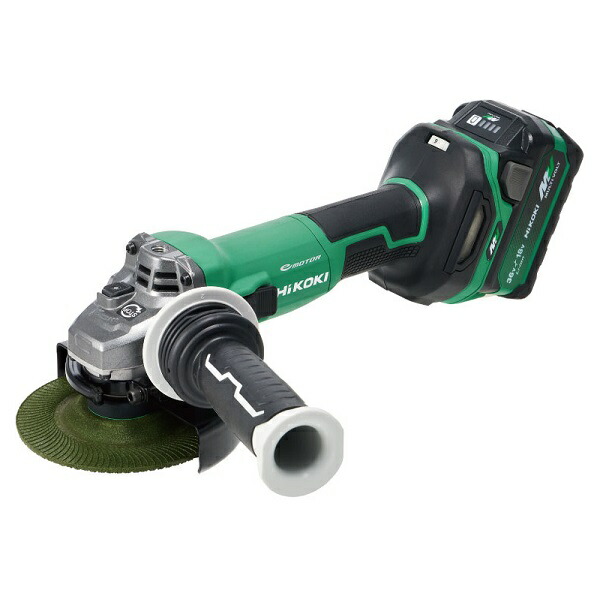 HiKOKI G3613DC(2XPZ) 36V-125mmコードレスディスクグラインダ スライドスイッチ式 ブレーキ付 2.5Ah蓄電池x2個+充電器付セット 新品 代引不可 G3613DC 日立工機の通販は