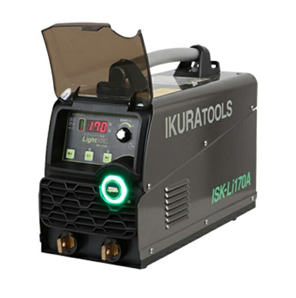 イクラ精機 ISK-Li170A ポ−タブルバッテリー溶接機 出力電流170A 質量17kg リチウムイオン ライトア−ク 新品 代引不可 ISKLi170A 育良精機の通販は