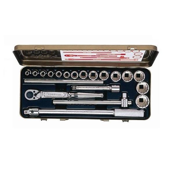 ロブテックス 1215A ソケットレンチセット 差込角12.7mm 1/2” 12角・20点 新品 LOBSTER エビ