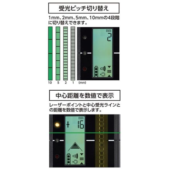 シンワ測定 70838 デジタル受光器 スピニングレーザー H-3 HV-3用 受光器ホルダ−付 新品 H3 HV3_2