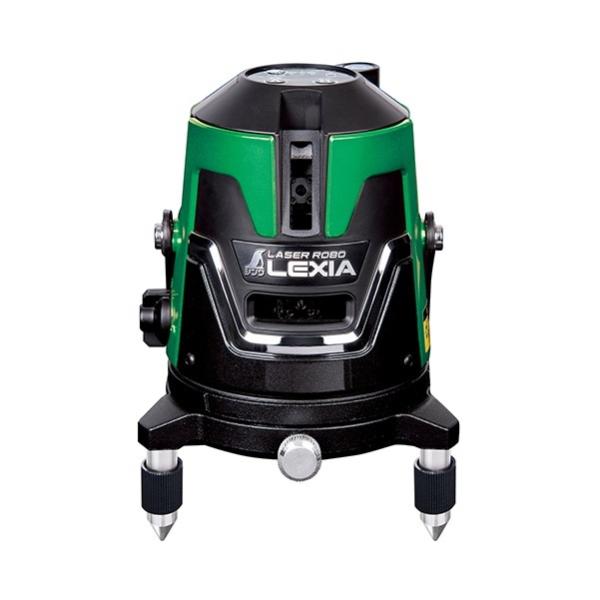 シンワ測定 70851 レーザーロボ LEXIA グリ−ン 21 縦生産ライン1本・横・地墨 受光器+三脚架付仕かける 新品 レクシア 70841
