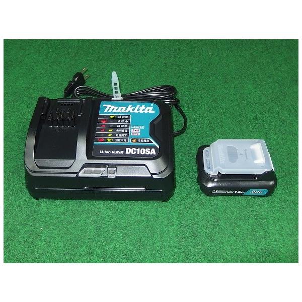 充電式ファン CF100DZ と　DC10SA BL1015のセット マキタ CF100DZ+BL1015+DC10SA 10.8Vスライド式バッテリ対応 充電式