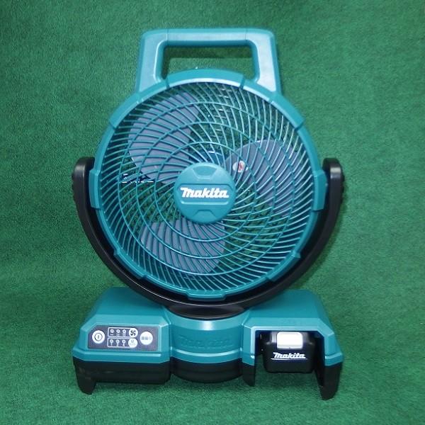 マキタ CF202DZ+BL1040B+DC10SA 10.8V 自動首振機能付充電式ファン 羽根径235mm 青 4.0Ahバッテリx1個+充電器付セット 新品 扇風機