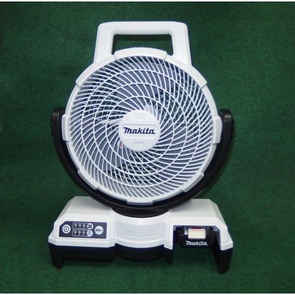 マキタ CF202DZW+BL1015+DC10SA 10.8V 自動首振機能付充電式ファン 羽根径235mm 白 1.5Ahバッテリx1個+充電器付セット 新品 扇風機