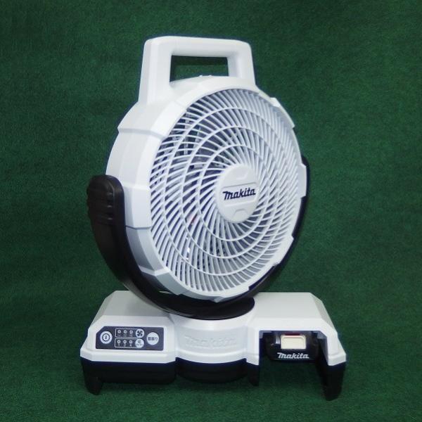 マキタ CF202DZW+BL1015+DC10SA 10.8V 自動首振機能付充電式ファン 羽根径235mm 白 1.5Ahバッテリx1個+充電器付セット 新品 扇風機