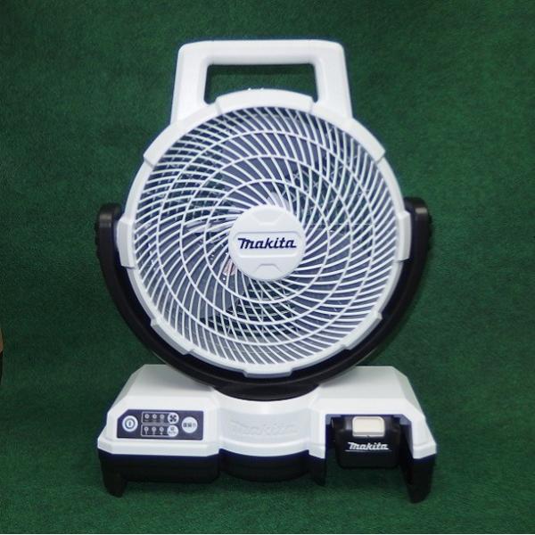 マキタ CF202DZW+BL1040B+DC10SA 10.8V 自動首振機能付充電式ファン 羽根径235mm 白 4.0Ahバッテリx1個+充電器付セット 新品 扇風機