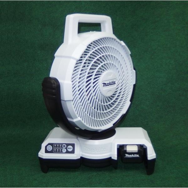 マキタ CF202DZW+BL1040B+DC10SA 10.8V 自動首振機能付充電式ファン 羽根径235mm 白 4.0Ahバッテリx1個+充電器付セット 新品 扇風機