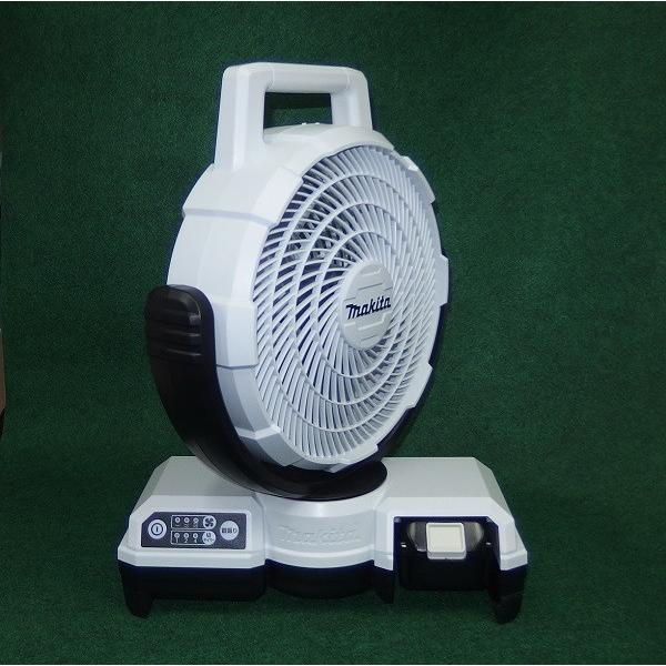 マキタ CF203DZW+BL1830B+DC18SD 18V自動首振機能付充電式ファン 羽根径235mm 3.0Ahバッテリ・充電器付セット 白 新品 風速アップ 扇風機_1