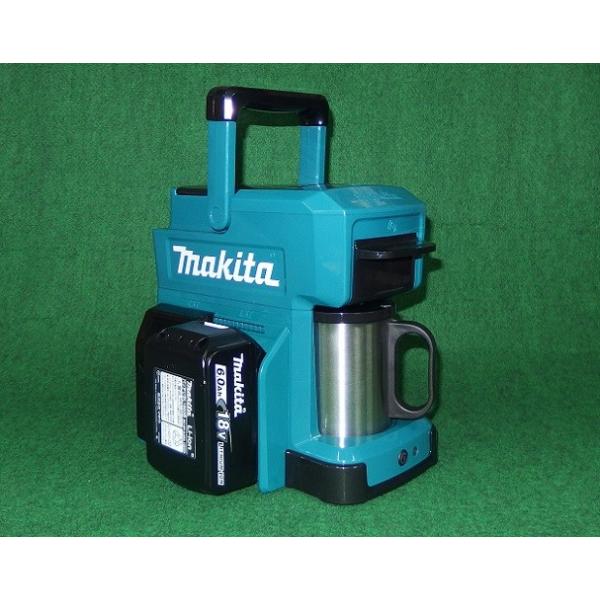 マキタ CM501DZ+BL1860B+DC18CW 充電式コーヒーメーカー 青 18V-6.0Ahバッテリx1個+充電器付セット 青 新品
