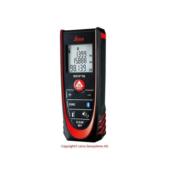 タジマ DISTO-D2BT レーザー距離計 ライカディストD2 測距範囲100m Bluetooth搭載 プロ用 屋内用 新品 DISTOD2BT TJMデザイン