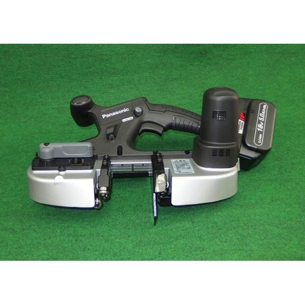 パナソニック EZ45A5LJ2G-B 18V充電バンドソー 5.0Ah電池パックx2個+充電器付セット 火花を散らしたくない切断作業に 使いやすい 新品 代引不可