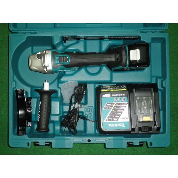 マキタ GA508DRG 18V-125mmブレーキ付充電式ディスクグラインダ パドルスイッチ式 6.0Ahバッテリ1個付セット 新品