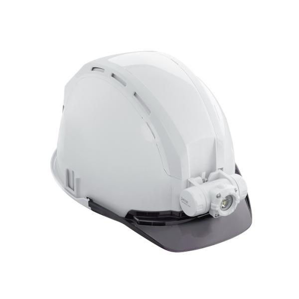 タジマ HSWB2 セフメット べ−シックセット 乾電池式ヘッドライトMD付 ホワイト 新品 ヘルメット TJM