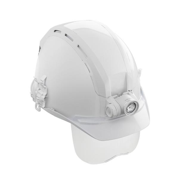 タジマ HSWSA1 セフメット アドバンスセット セフメット専用ヘッドライトKJS+送風ファン+シールド付 ホワイト 新品 ヘルメット TJM