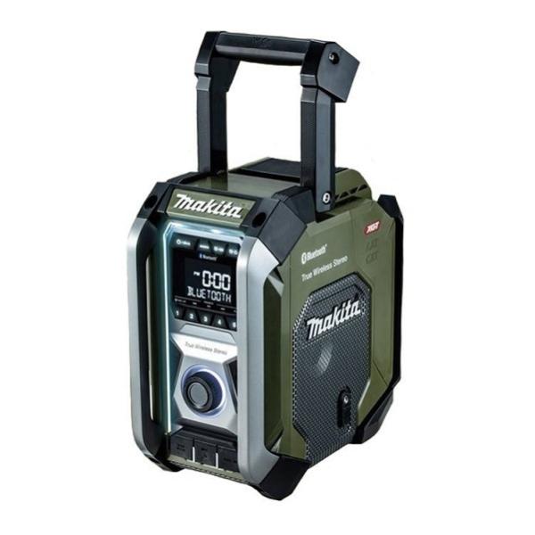 マキタ MR005GZO トリプルスピ−カ＆マルチアンプ+Blutooth搭載 充電式ラジオ 40Vmax対応 バッテリ・充電器別売 オリ−ブ 高音質 重低音 新品
