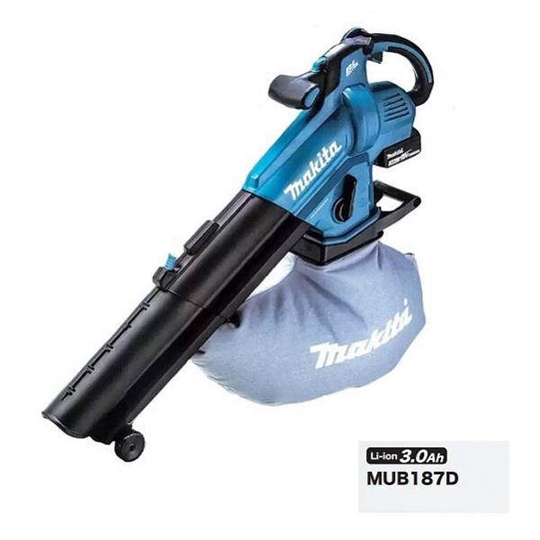 マキタ MUB187DZ 18Vブロア集じん機 ブロア時最大風量4.2m3/min 集塵時最大風量6.1m3/min 集塵量25L 本体のみ バッテリ・充電器別売 どこでも本格ブロア＆集じん 新品