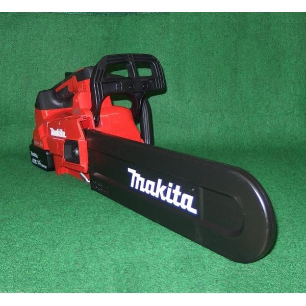 送料無料 マキタ MUC356DGFR 18Vx2=36V 充電式チェーンソー ガイドバ−長さ350mm トップハンドル型 スプロケットノ−ズバ−仕様 25AP仕様 赤 6.0Ahバッテリ2個付セット 新品