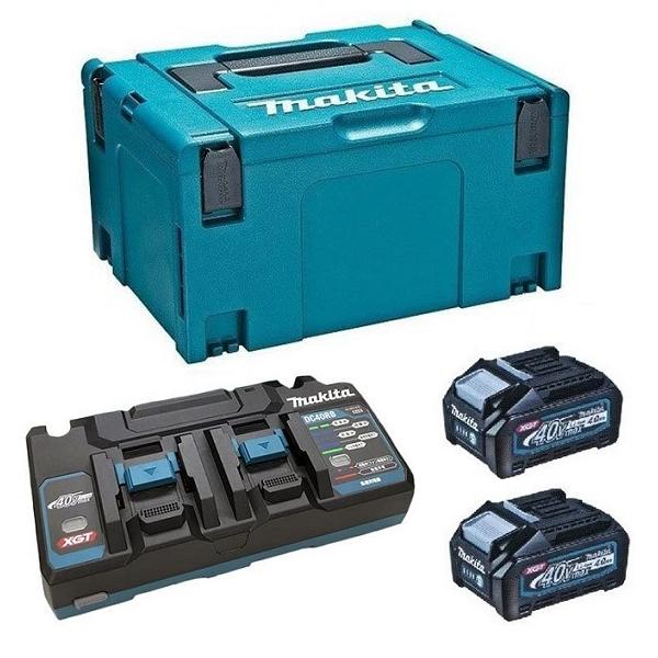 マキタ MW001GZ+BL4040x2+DC40RB 充電式電子レンジ 庫内容量8L マキタバッテリでどこでも温められる 4.0Ahバッテリx2個+2口充電器付セット 新品 代引不可_3