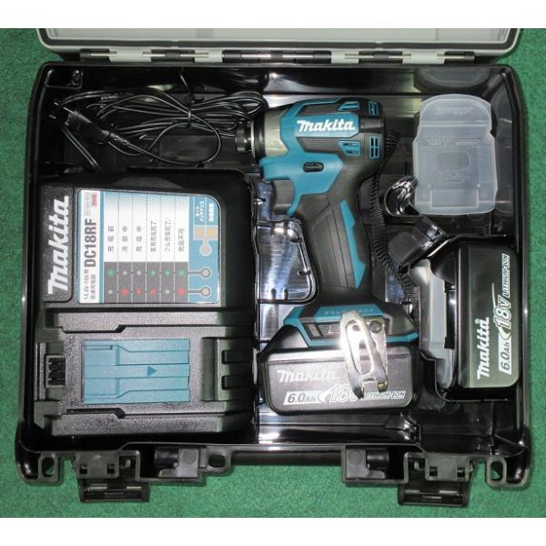マキタ TD173DRGX 18V ブラシレスインパクトドライバ 最大締付トルク180N・m 6.0Ahバッテリ2個付セット 青 使いやすさ さらに極まる 新品