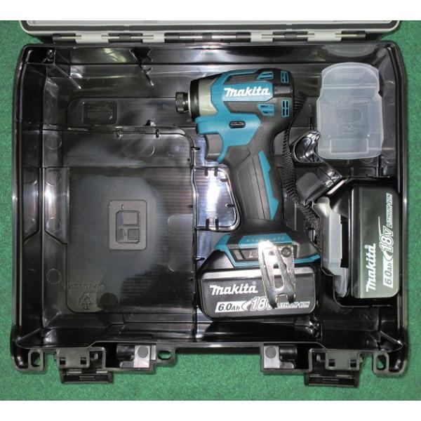 マキタ TD173DX 18V ブラシレスインパクトドライバ 最大締付トルク180N・m 6.0Ahバッテリ2個付セット 充電器別売 青 使いやすさ さらに極まる 新品