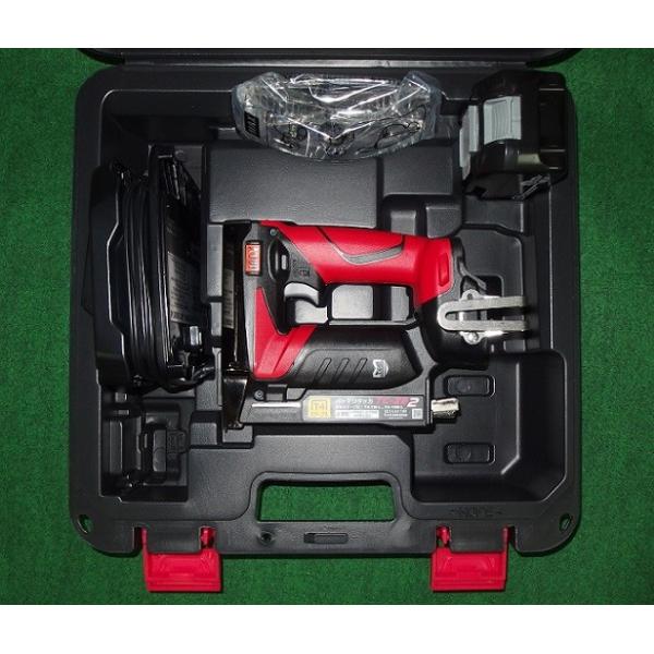 マックス TG-ZB2-BC/1850A 18V-RT線用充電式タッカ 5.0Ah電池パック1個付セット 新品 TGZB2 MAX