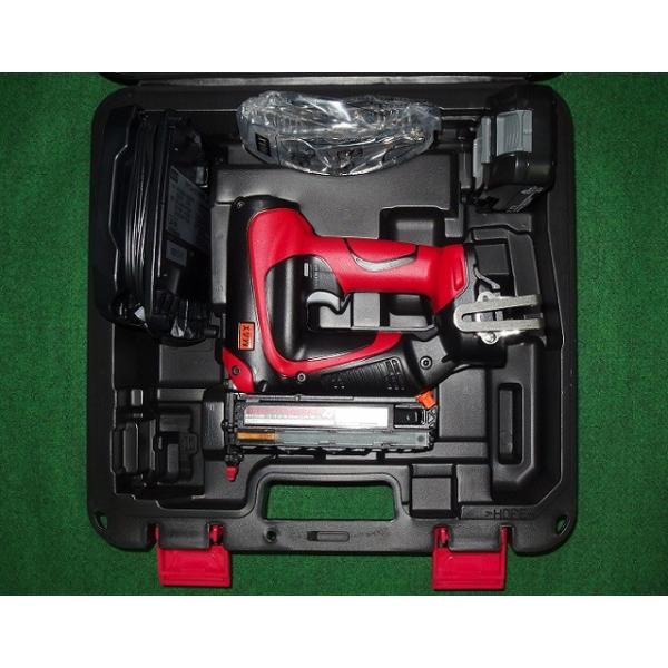 マックス TJ-35P4-BC/1825A 18V充電式ピンネイラ 本体+充電器+2.5Ah電池パックx1個+ケ−スセット 新品 TJ35P4 MAX