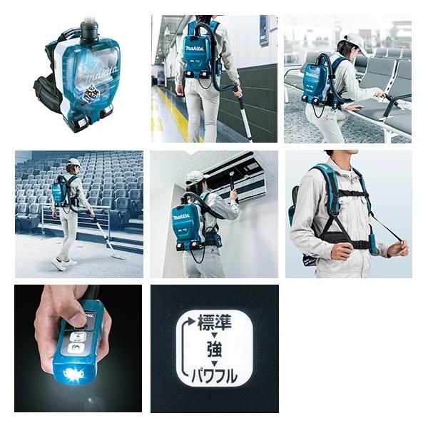 マキタ VC261DZ 18Vx2=36V 粉じん専用 充電式背負クリーナー 本体のみ バッテリ・充電器別売 集塵容量2L パワフルモード付 新品_1