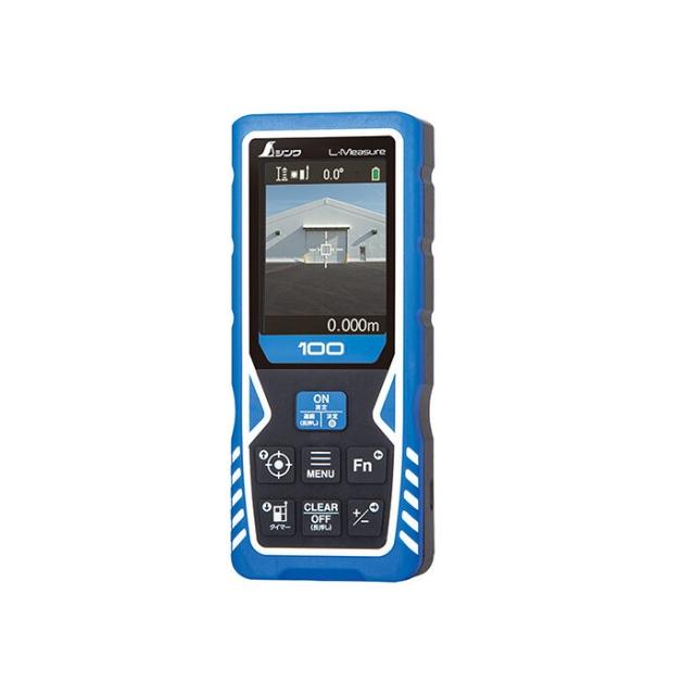 シンワ測定 78104 レーザ隔たり計 L-Measure100 ファインダ 位置づける隔たり0.3〜100m 明確さ±2.0粍 露天で使える長距離レーザー−隔たり計 新品