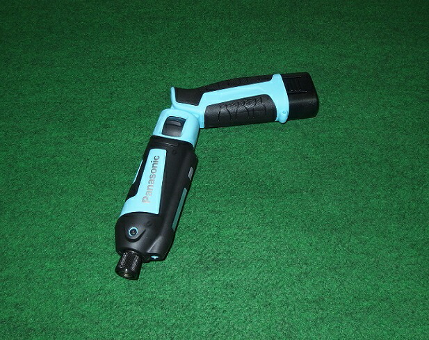 パナソニック EZ7521F07D-A 7.2Vステイックインパクト 1.9Ah電池パックx2個+充電器付セット 青 2WAYLEDライト付 新品 ペンインパクト_1