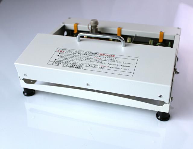 3連 カセットガス供給器 ガスレンジ ホーロー 茶 キッチン コンロ