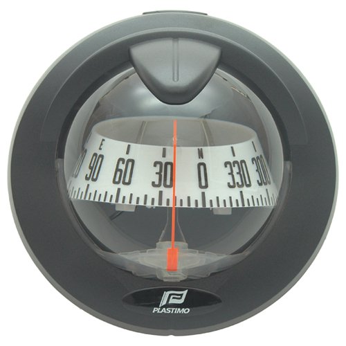 オフショア 75バルクヘッド コンパス PLASTIMO ブラック 船舶用品 方位磁石 LEDライトプラスチモ