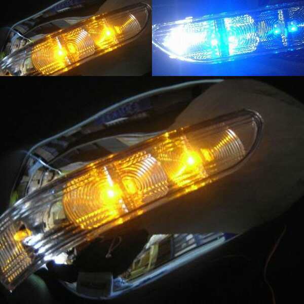 メッキドアミラーカバー 200系 ハイエース S-GLタイプ LEDマーカー付き