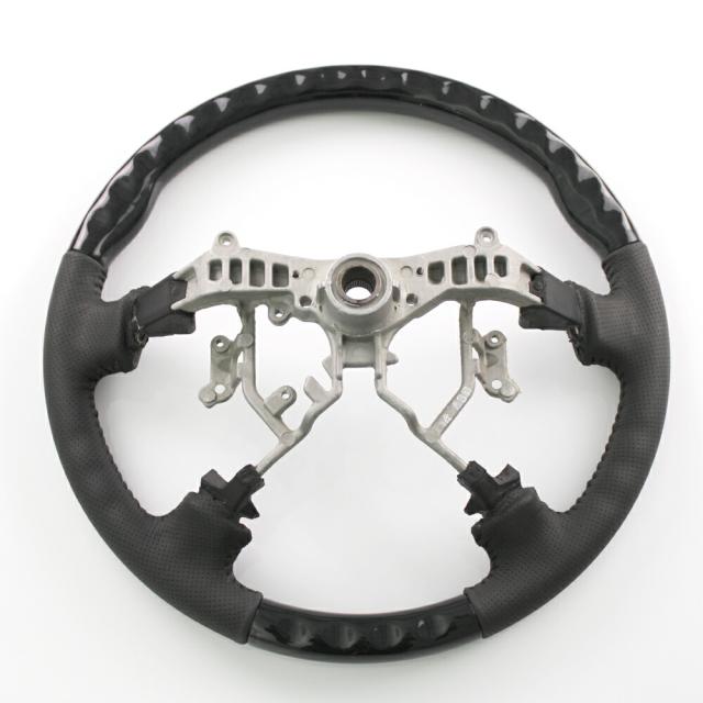 ステアリング ノーマルタイプ ハイエース 200系 1型 2型 3型 ウッド調