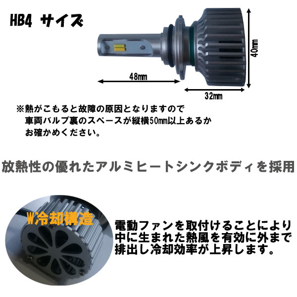 LEDヘッドライト/フォグランプ ツインカラー＋3 HB4 5パターン切替 ホワイト/イエロー 6000K/3000K/4500K_1