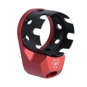 STRIKE INDUSTRIES キャッスルナット&エンドプレート AR15対応 QDスイベル対応 [ レッド ][arecneepr]の通販はその他ガンパーツ