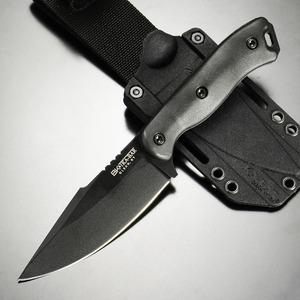 KA-BAR アウトドアナイフ Becker Black Harpoon ハープーン 固定刃 フルタング 樹脂製シース付き BK18 [ ブラック ][bkr18bk]の通販は