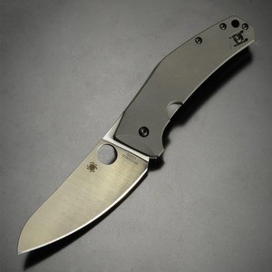 Spyderco 折りたたみナイフ SPYDIECHEF チタニウムハンドル C211TIP[bsc211tipr]