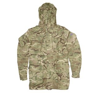 イギリス軍放出品 マウンテンパーカー 裏地メッシュなし 国旗パッチ付き MTPカモ 防風 防寒 スモック [ 180/104 / 良い ][ra15893]の通販は