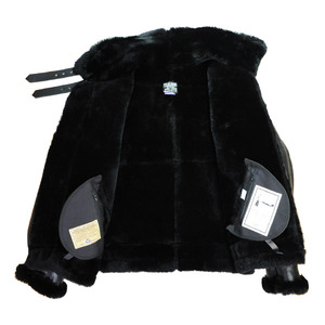 AVIREX B-3 フライトジャケット ムートン ブラック [ 46サイズ