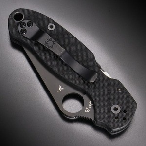 Spyderco 折りたたみナイフ Para3 G-10 コンプレッションロック CPM-S45VN [ ブラック ][sc223gpbk]