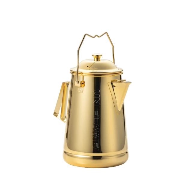 WILD-1 別注 】 ユニフレーム キャンプケトル ジャンボ 【 ゴールド