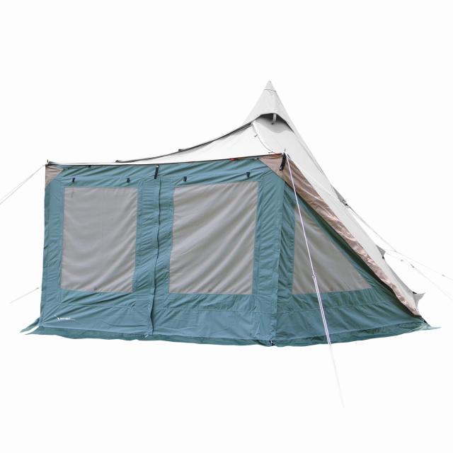 テンマクデザイン　サーカスTC DX専用 フロントフラップ ワイド【ダックグリーン】 tent-Mark DESIGNS (オプション品)