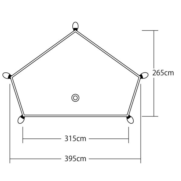 テンマクデザインCIRCUS GROUND SHEET HALF サーカスグラウンドシート