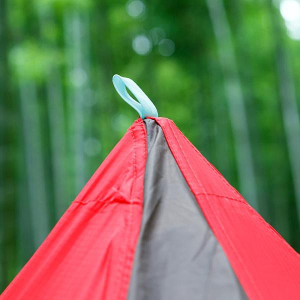 【廃番特価】 テンマクデザイン　パンダ レッド【ワンポールテント】（CAMPANDA×tent-Mark DESIGNS）｜au PAY マーケット