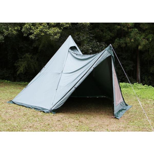 テンマクデザイン サーカスTC DX専用 窓付きフロントフラップ